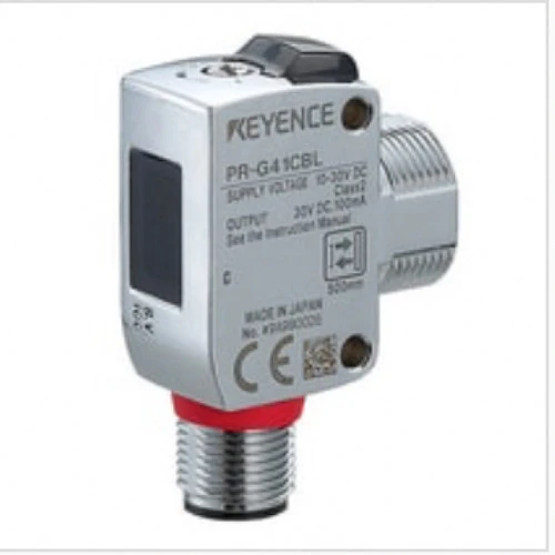 Keyence PR-G41CBL Photoelectric Sensor, M18 Threaded, Diffuse Reflective, M12 [New]