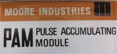 NEW MOORE INDUSTRIES PAM PULSE ACCUMULATING MODULE