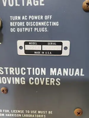 HARRISON 6521A DC POWER SUPPLY