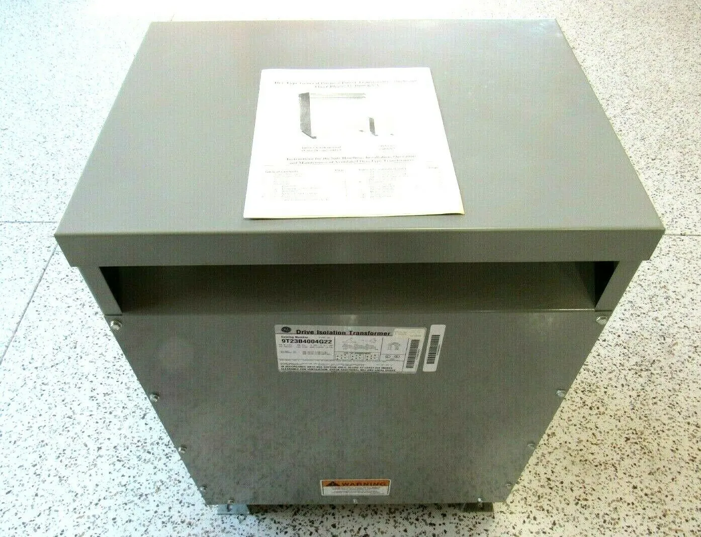NEW GENERAL ELECTRIC 9T23B4004G22 TRANSFORMER 460V 40.0 KVA 3 PHASE 60HZ