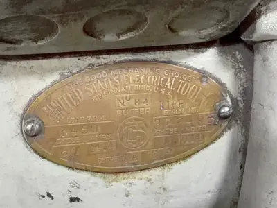 Used UNITED STATES ELECTRICAL TOOL NO. 84 Polishing Machinery including Buffers Ohio US | HGR 24 #1150434