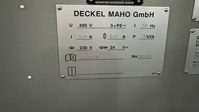 USED DECKEL MAHO DMC 80 H