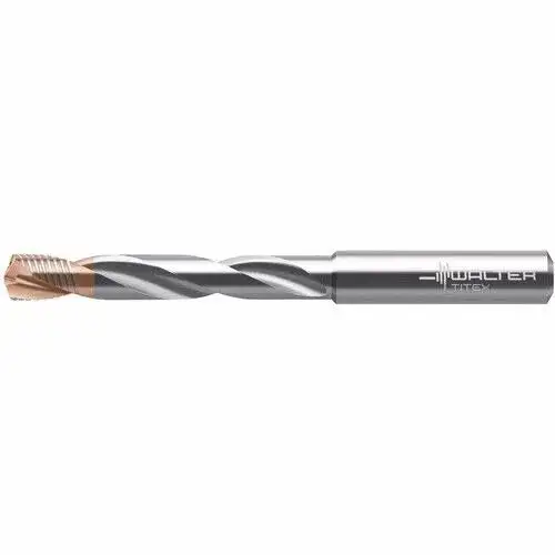 Walter-Titex 14mm Solid Carbide Drill 5xD Coolant Thru Tinal/AlCrN Coated 2FL
