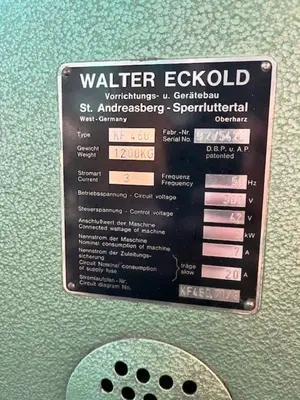 ECKOLD KRAFTFORMER MODEL KF460 PLANISHING HAMMER
