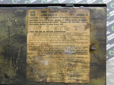 USED SQUARE D QMB-3603-T