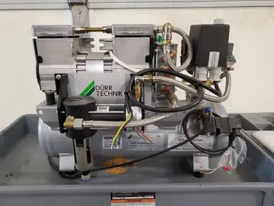 USED DURR TECHNIK GBWB-062K(M) 192-15 Oil-Free Compact Piston Compressor System