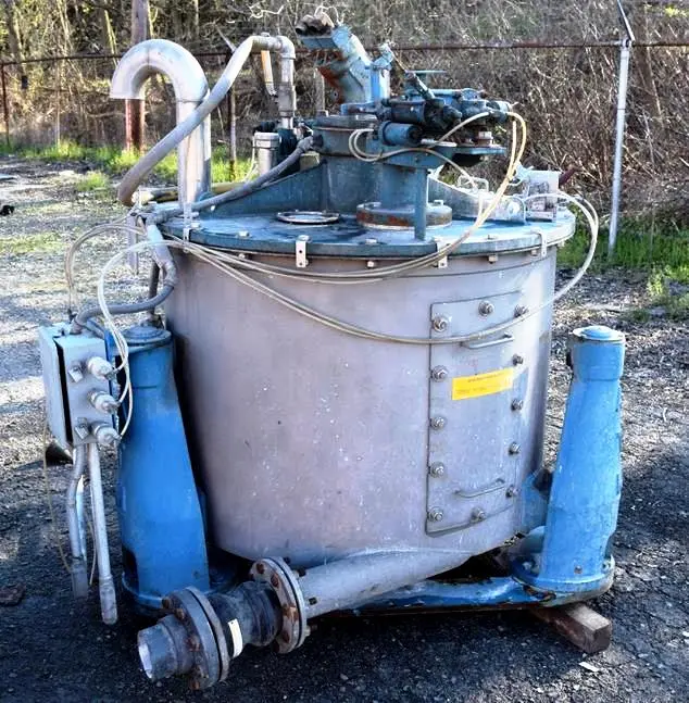 ATM/De Laval Mark III 36 x 20 solid basket centrifuge, 316SS.