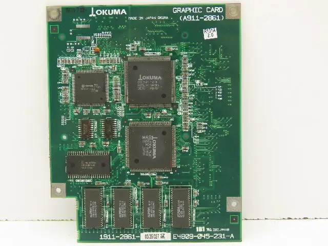 Okuma 1911-2861 PLC Graphic Card Circuit Board Module