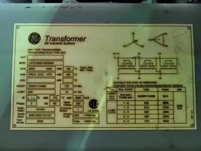 USED 2003 GENERAL ELECTRIC CXTC4000 S002640