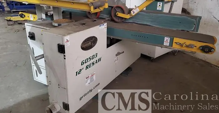 Used 2020 GRIZZLY GO503 12" RESAW Sawmill Resaws | CAROLINA MACHINERY SALES #421356
