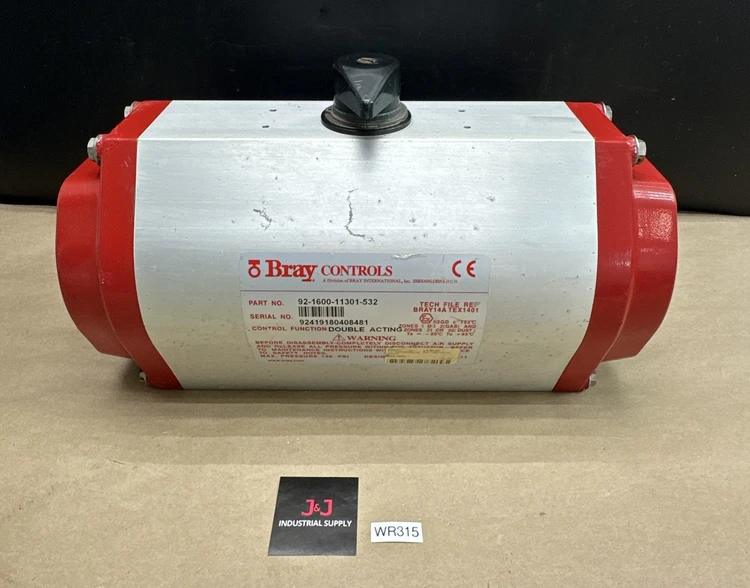 New | in-Stock Bray Controls 92-1600-11301-532 Rotary Actuators Indiana US | J&J Industrial Supply #541804