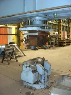 USED FAVRIN 100 TON PLATEROLL / DISH END FORMING