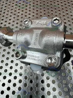 USED ITT PURE FLO .5-316L-RA20MAX-CWP150  DIAPHRAGM VALVE W/ 1/2" SANITARY FITTING