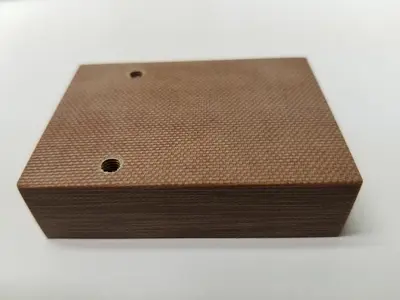Pistorius 2.75" x 2" x .75" Phenolic Fence Block with 2 tapped holes, includes Mounting Hardware