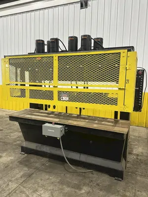 8 SPINDLE X 24" X 86" CEMCO MULTI-HEAD GANG DRILL & BORING MACHINE: STOCK #22927
