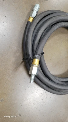 USED Dayton 3/4 AIR HOSES WIHT FITTINGS
