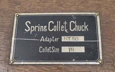 Used SPRING COLLET CHUCK Misc Industrial Equipment Kentucky US | Aucto #687759