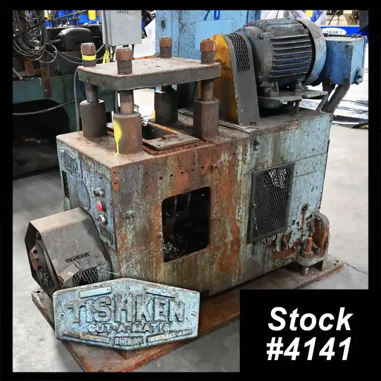 Used TISHKEN CUT-A-MATIC C0-8-HH-4A1 Cut-Off Presses Ohio US | Universal Tube & Rollform Equipment Company #280364
