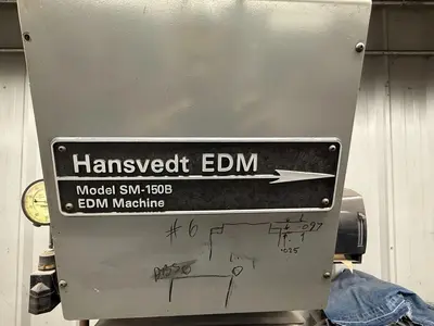 Used HANSVEDT SM-150B EDM Sinkers Ontario CA | Aucto #1307398