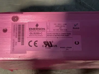 Used EMERSON GLS255C AC/DC Power Supplies Ohio US | HGR 24 #1276929