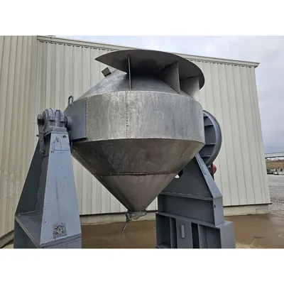 Used Patterson Stainless Steel Double Cone Blender - 75Cu/Ft
