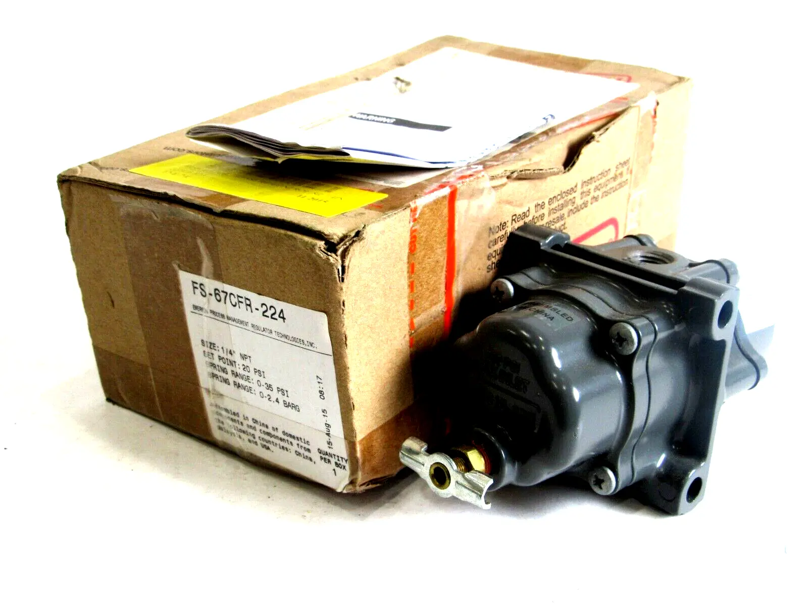 NEW FISHER FS-67CFR-224 PRESSURE REGULATOR FILTER FS67CFR224