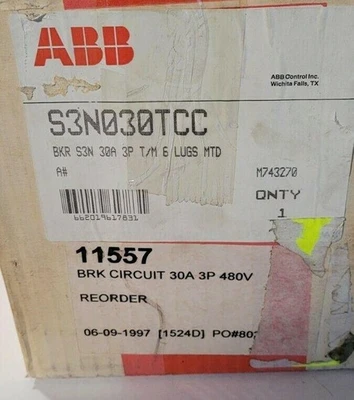 USED ABB ABB S1N SACE S1