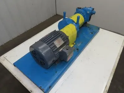 Blackmer XLW2  2" Sliding Vane Pump Positive Displacement 5Hp 230/460V RH Inlet