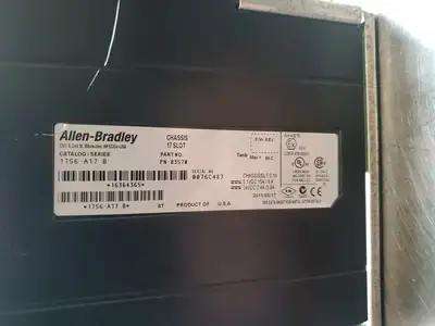 Used Allen-Bradley 1756-A17/B ControlLogix 17-Slot Chassis w/1756-PSCA2/A Adapter PLC Chassis South Carolina US | Palmetto Automation #1541608