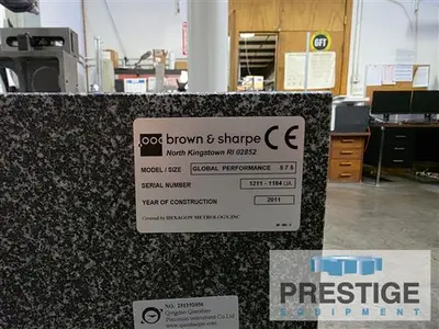 USED 2011 BROWN & SHARPE GLOBAL PERFORMANCE 5/7/5