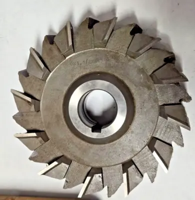 6"x1-1/2" HIGH SPEED STEEL Staggered Tooth Side Milling Cutter Poland HSS