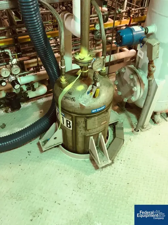 Used Roark Enterprises 25 Gal Roark Enterprises Receiver Tank, 316L S/S, 150# Stainless Steel Tanks Ohio US | Federal Equipment Company #129281