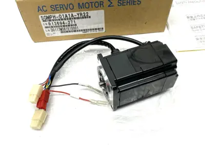 USED YASKAWA SIGMA II AC SERVO MOTOR, 100W, R/B/T-AXIS 142181-2