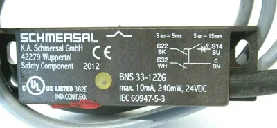NEW SCHMERSAL BNS 33-12ZG SAFETY SENSOR BNS3312ZG