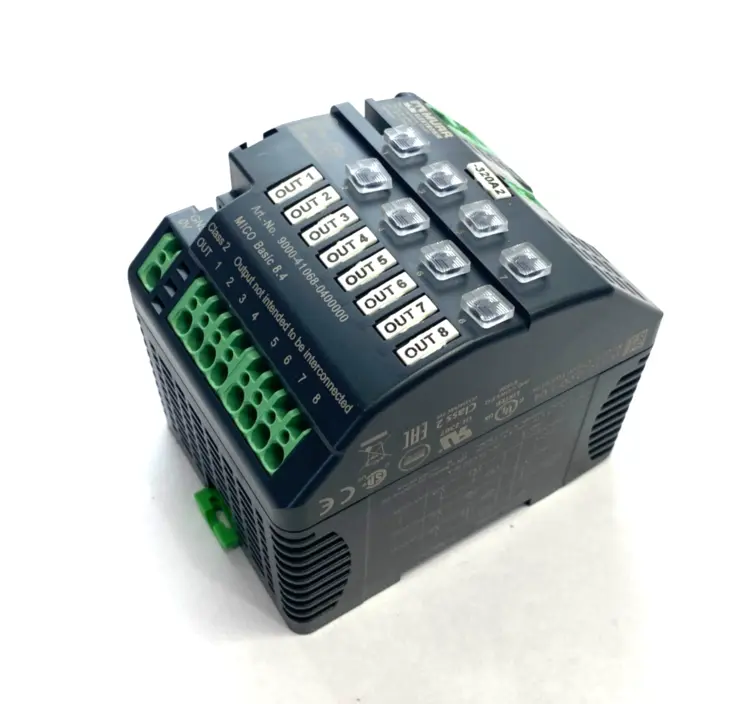Used MURRELEKTRONIK MICO BASIC 8.4 ELECTRONIC CIRCUIT PROTECTION 8-CHANNEL Fuses Michigan US | Maverick Industrial Sales #1092174