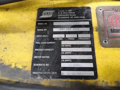 Used ESAB SHADOW Plasma Cutters Ohio US | HGR 24 #926692