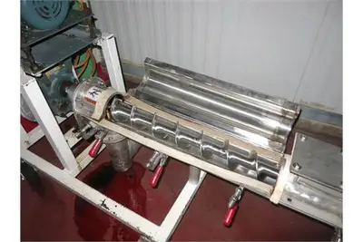 4" x 52" KWS mobile screw conveyor, SS, 31 RPM,  1 HP Drive