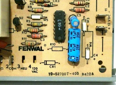 USED FENWAL 19-527007-400 TEMPERATURE CONTROL 19527007400