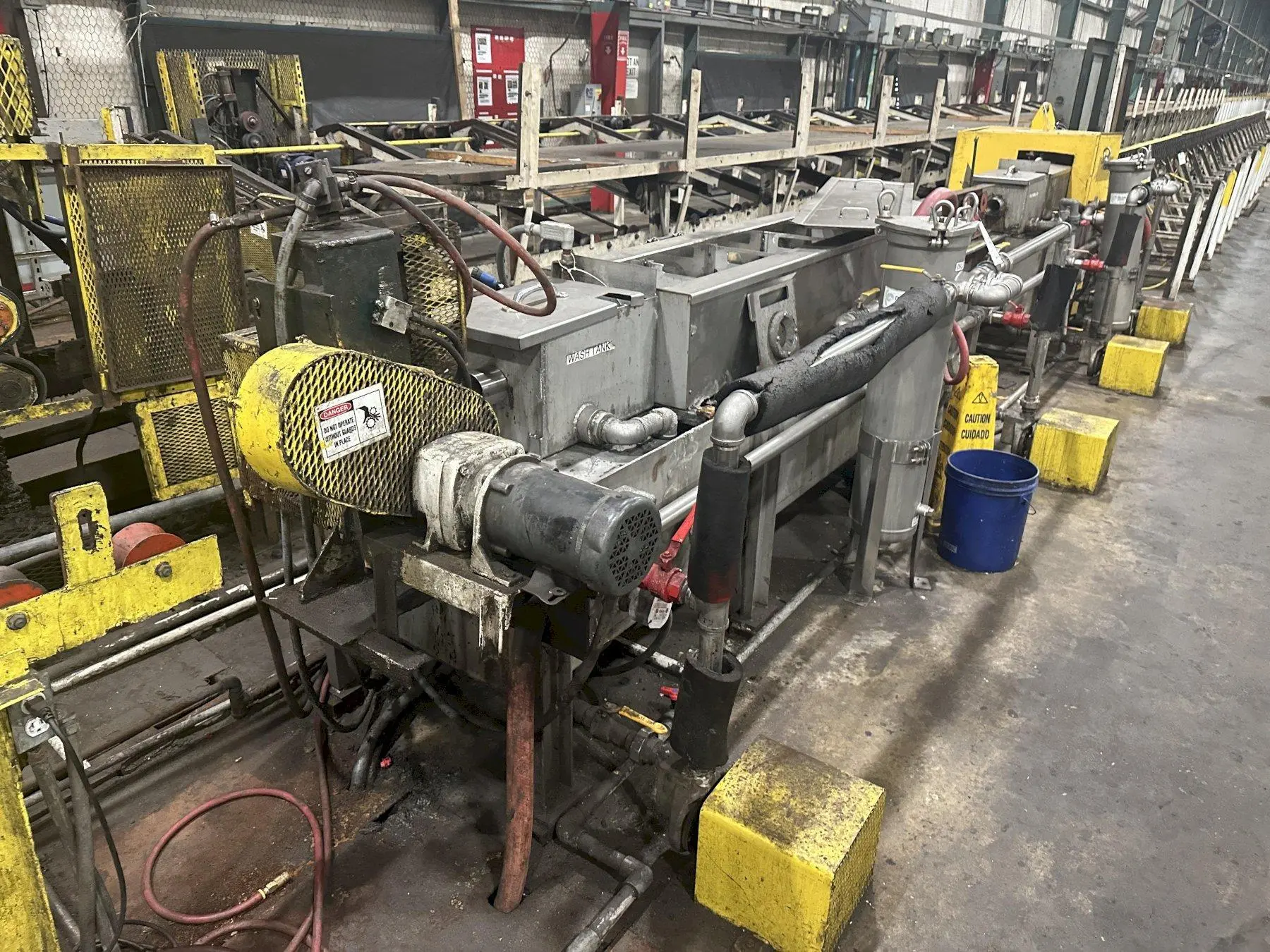 4" CAPACITY ULTRASONIC BAR & TUBE CONTINUOUS WASHER: STOCK #22589