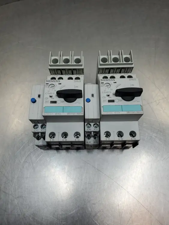 Used Siemens 3RV1021-0KA10 SIRIUS Motor Starter Contactor, 1.25A Starters South Carolina US | Palmetto Automation #1158915