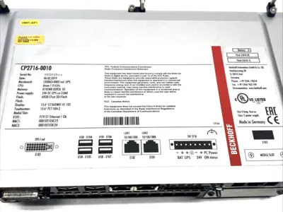 USED BECKHOFF CP2716-0010