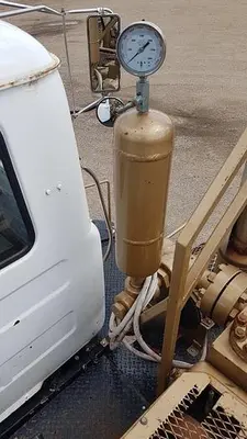 USED 1980 MACK DM600 TWIN STEER HEAVY DUTY OILFIELD PUMP / KILL TRUCK