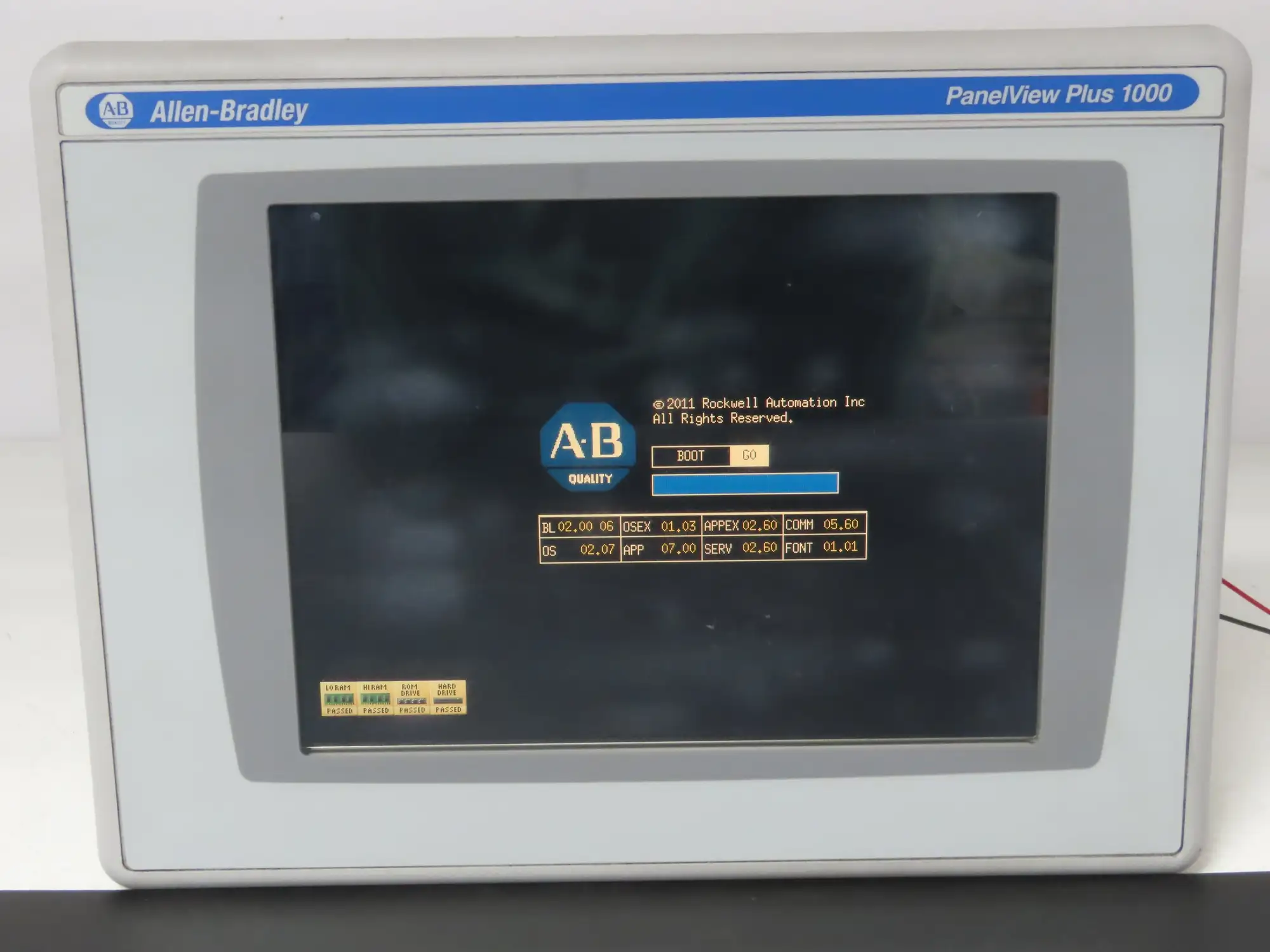 Allen Bradley 2711P-T10C4D8 HMI PanelView Plus 1000 Operator Control Panel Ser A