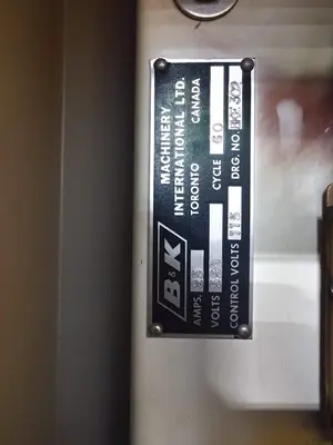 7 STAND X 1.5"  B&K MODEL RFC-04 ROLLFORMER WITH COIL ATTACHMENT: STOCK #11885