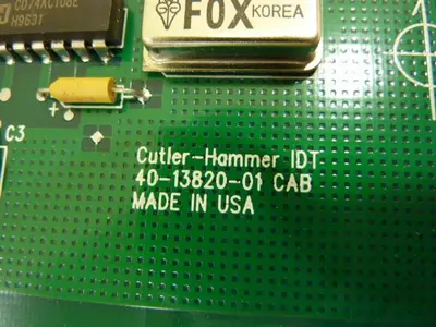 USED CUTLER HAMMER 40-13820-01