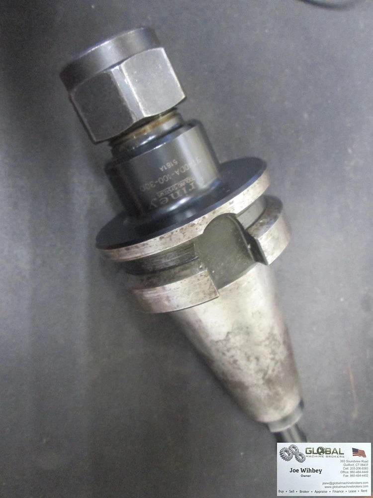 Briney Tooling Systems Model BT40DA-100-300 Collet Chuck W/1-1/4"L Shank