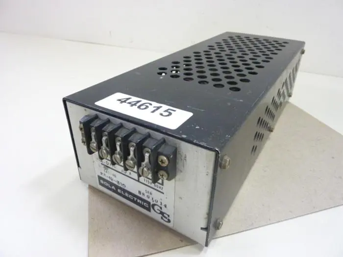 Used SOLA ELECTRIC 28-12-310 Power Supplies Michigan US | Ideal Machinery #591724