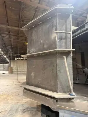 Used WHEELABRATOR 84" TABLE Table Shot Blaster (Turntable) Pennsylvania US | Shot Blasting Equipment #1459810