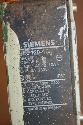 USED SIEMENS .. SE3 120-1C