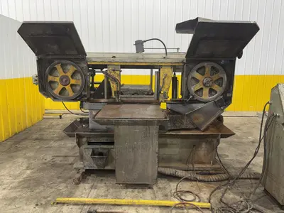 18" X 27" HYDMECH MODEL #S-25A AUTOMATIC HORIZONTAL MITER SAW WITH NESTING: STOCK #23698